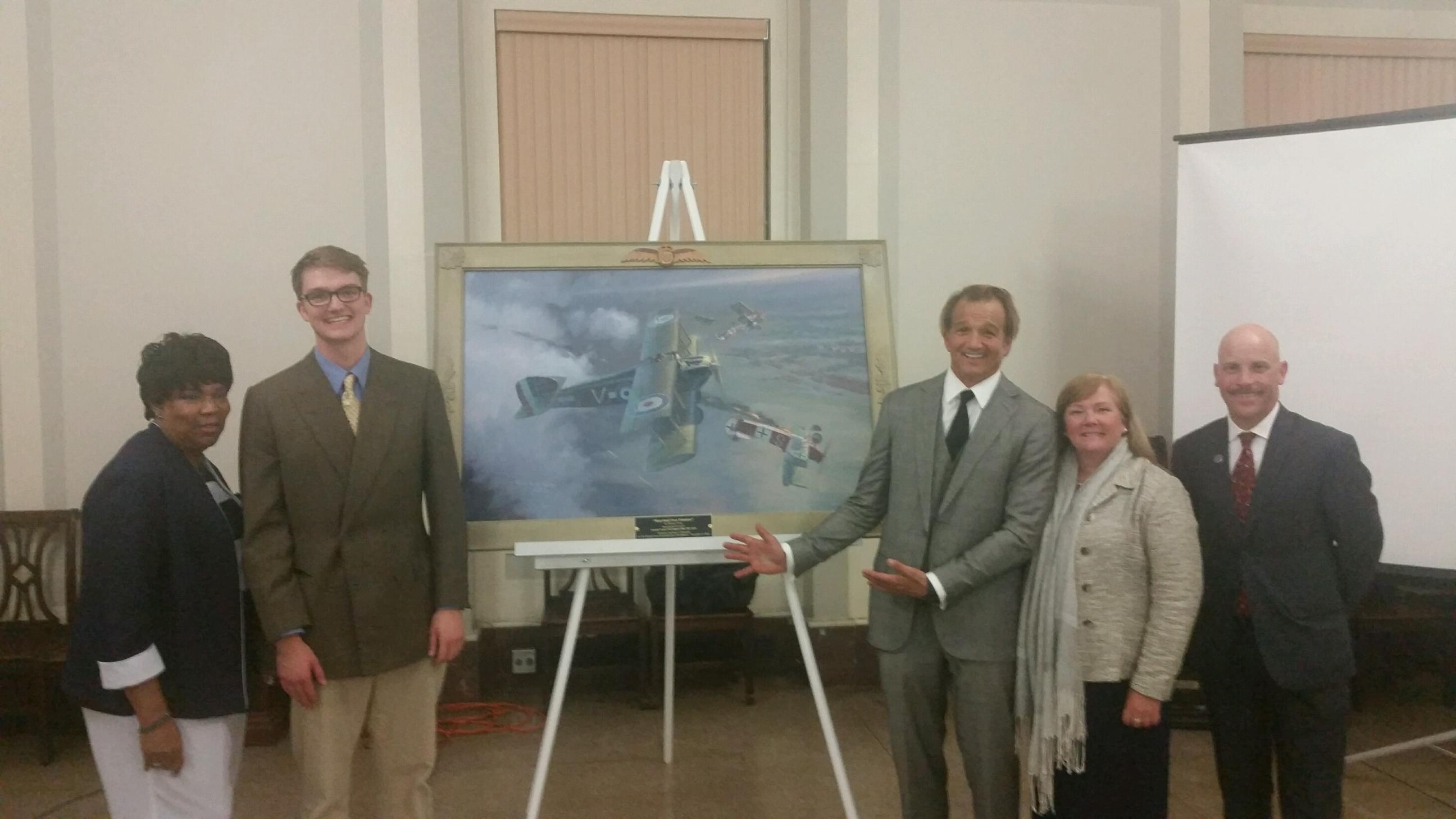 Gillet Painting Unveiling 